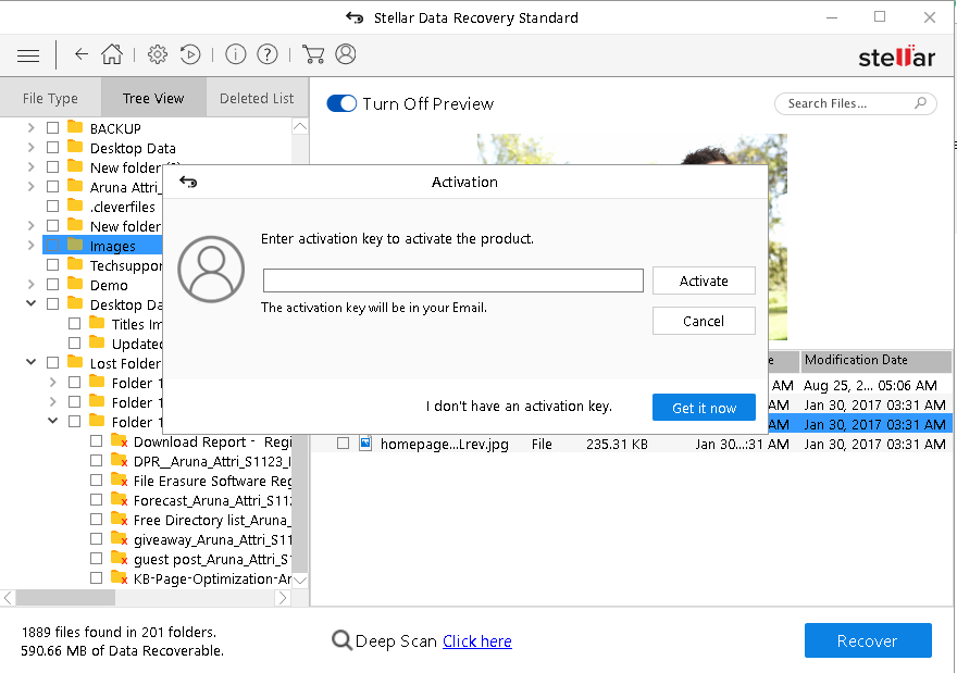 stellar data recovery activation key 2020 free